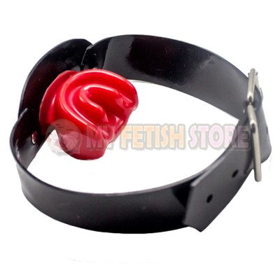 (DM236)Top quality latex gag fetish accessory equipment fetish wear